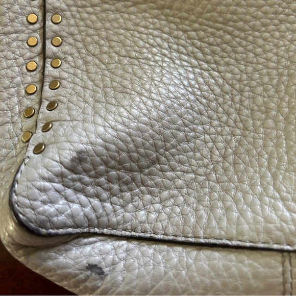 🎉HP🎉 Rebecca Minkoff Darren Antique Brass Grommet Shoulder Bag - Picture 5 of 6